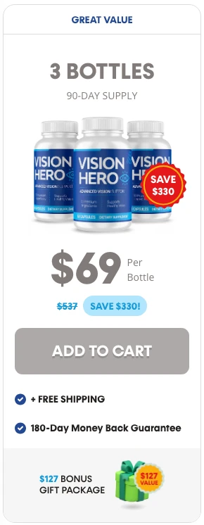 Vision Hero 3 bottles